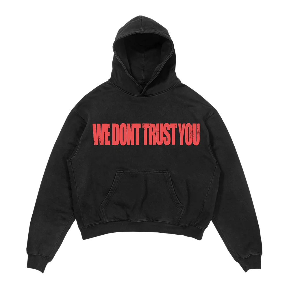WDTY Hoodie Black - Metro Boomin